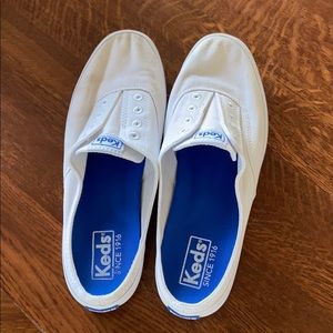 White Keds Moxie Mules Slip ons size 7.5